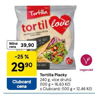 TORTILLA PLACKY