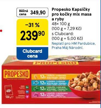 PROPESKO KAPSIKY PRO KOKY MIX MASA A RYBY