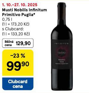 MUSTI NOBILIS INFINITUM PRIMITIVO PUGLIA