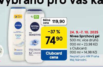 NIVEA SPRCHOV GEL