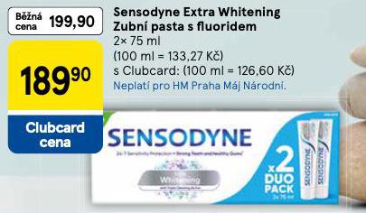 SENSODYNE EXTRA WHITENING ZUBN PASTA S FLUORIDEM