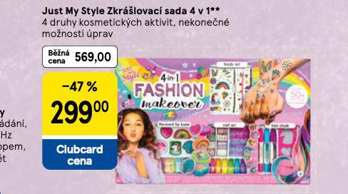 JUST MY STYLE ZKRLOVAC SADA 4 V 1