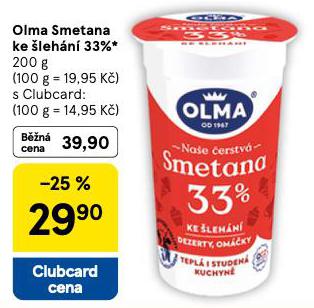OLMA SMETANA KE LEHN 33%