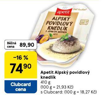 APETIT ALPSK POVIDLOV KNEDLK