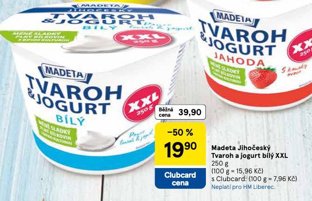 MADETA JIHOESK TVAROH A JOGURT BL XXL