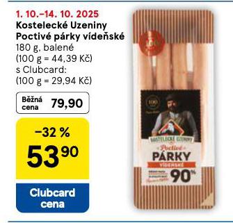 KOSTELECK UZENINY POCTIV PRKY VDESK