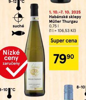 HABNSK SKLEPY MULLER THURGAU