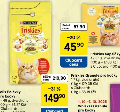 FRISKIES GRANULE PRO KOKY