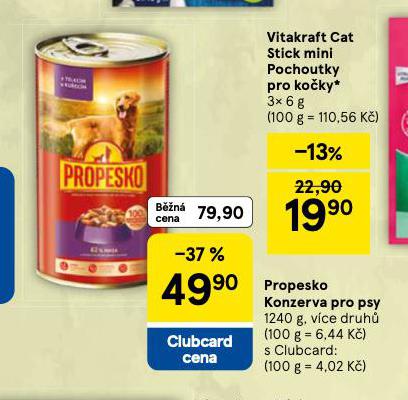PROPESKO KONZERVA PRO PSY
