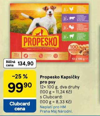 PROPESKO KAPSIKY PRO PSY