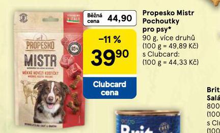 PROPESKO MISTR POCHOUTKY PRO PSY