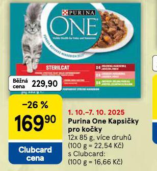 PURINA ONE KAPSIKY PRO KOKY