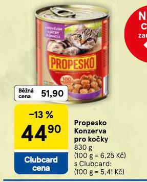 PROPESKO KONZERVA PRO KOKY