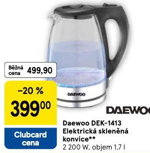 DAEWOO DEK ELEKTRICK SKLENN KONVICE