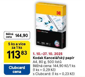 KODAK KANCELSK PAPR