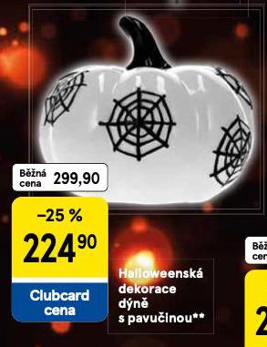 HALLOWEENSK DEKORACE DN S PAVUINOU