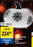 HALLOWEENSK DEKORACE DN S PAVUINOU