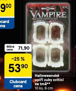 HALLOWEENSK UP ZUBY SVTC VE TM