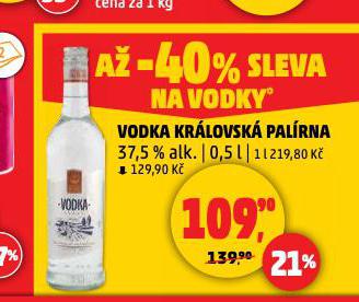 VODKA KRLOVSK PALRNA