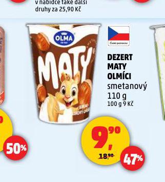 DEZERT MATY OLMCI