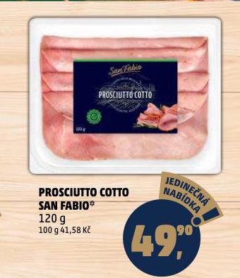 PROSCIUTTO COTTO SAN FABIO
