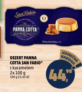 DEZERT PANNA COTTA SAN FABIO