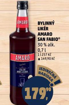 BYLINN LIKR AMARO SAN FABIO
