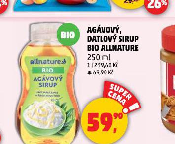 DATLOV SIRUP BIO ALLNATURE