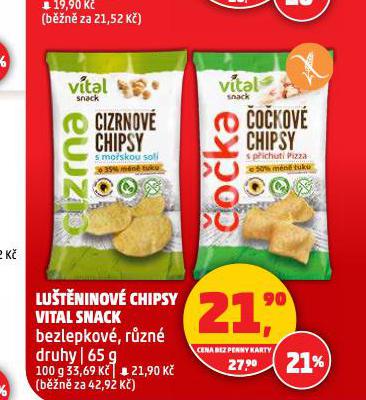 LUTNINOV CHIPSY VITAL SNACK