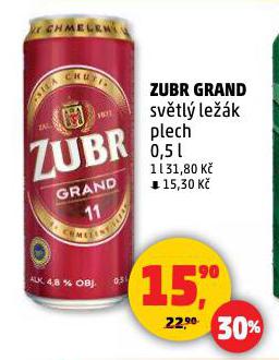 PIVO ZUBR GRAND