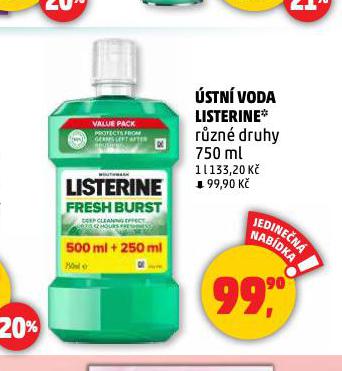 LISTERINE STN VODA