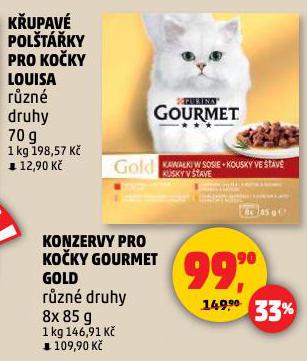 GOURMET GOLD KONZERVY PRO KOKY