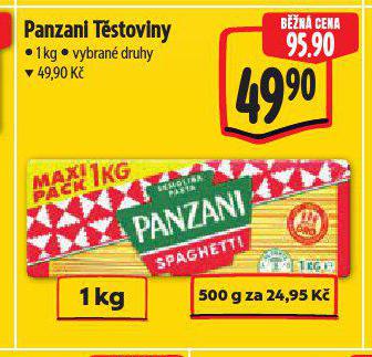 PANZANI TSTOVINY