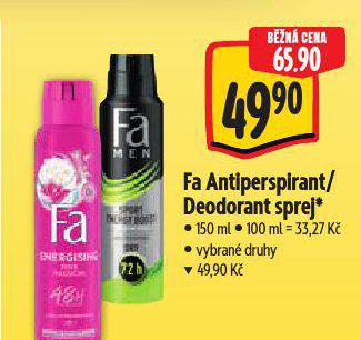FA DEODORANT