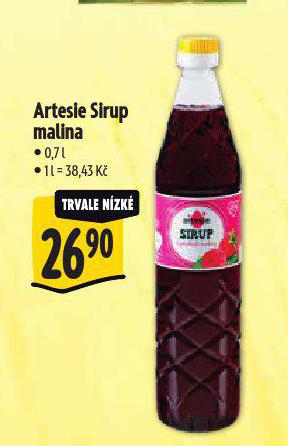 ARTESIE SIRUP MALINA