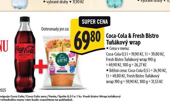 COCA-COLA & FRESH BISTRO TUKOV WRAP