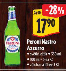 PERONI NASTRO AZZURRO PIVO