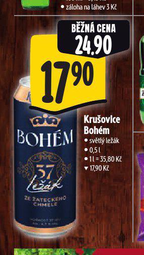 PIVO KRUOVICE BOHM