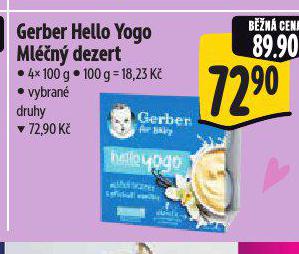 GERBER HELLO YOGO MLN DEZERT