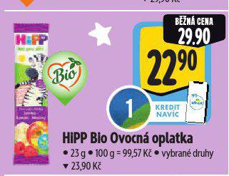 HIPP BIO OVOCN OPLATKA