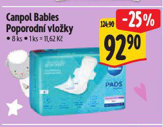 CANPOL BABIES POPORODN VLOKY
