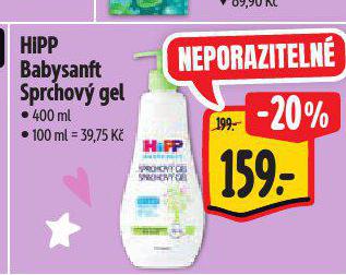 HIPP BABYSANFT DTSK SPRCHOV GEL