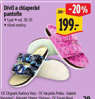 DV A CHLAPECK PANTOFLE