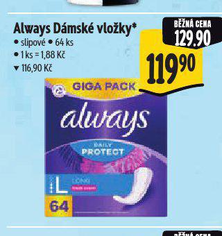 ALWAYS DMSK VLOKY