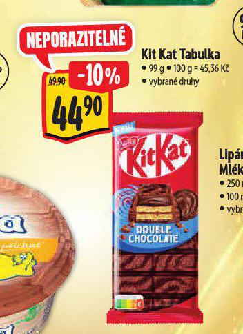 KIT KAT TABULKA