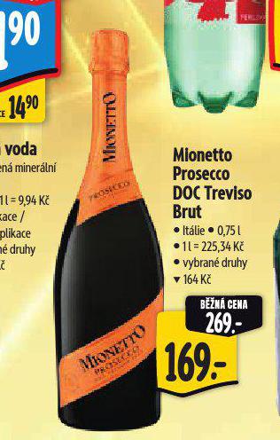 MIONETTO PROSECCO DOC TREVISO BRUT
