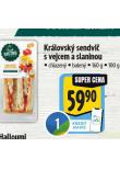 KRLOVSK SENDVI S VEJCEM A SLANINOU