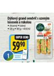 DOV GRAND SENDVI S UZENM LOSOSEM A RUKOLOU