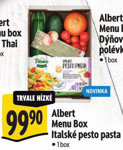 MENU BOX ITALSK PESTO PASTA