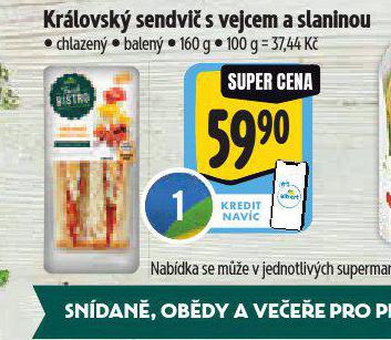KRLOVSK SEDVI S VEJCEM A SLANINOU
